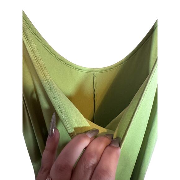 Green Maxi Dress Light Weight Summer Dress or Swim Cover SZ 2XL Pockets Beachy - Picture 2 of 4